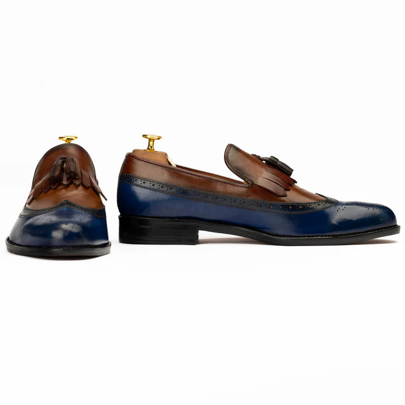 The Norwin | Two Toned Brogue Loafer