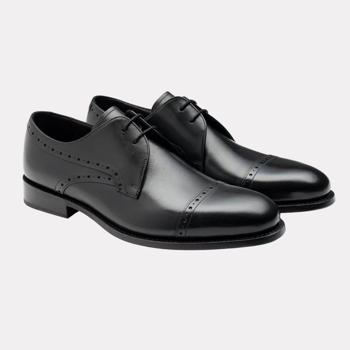 Handmade Ealing Black Calf shoe