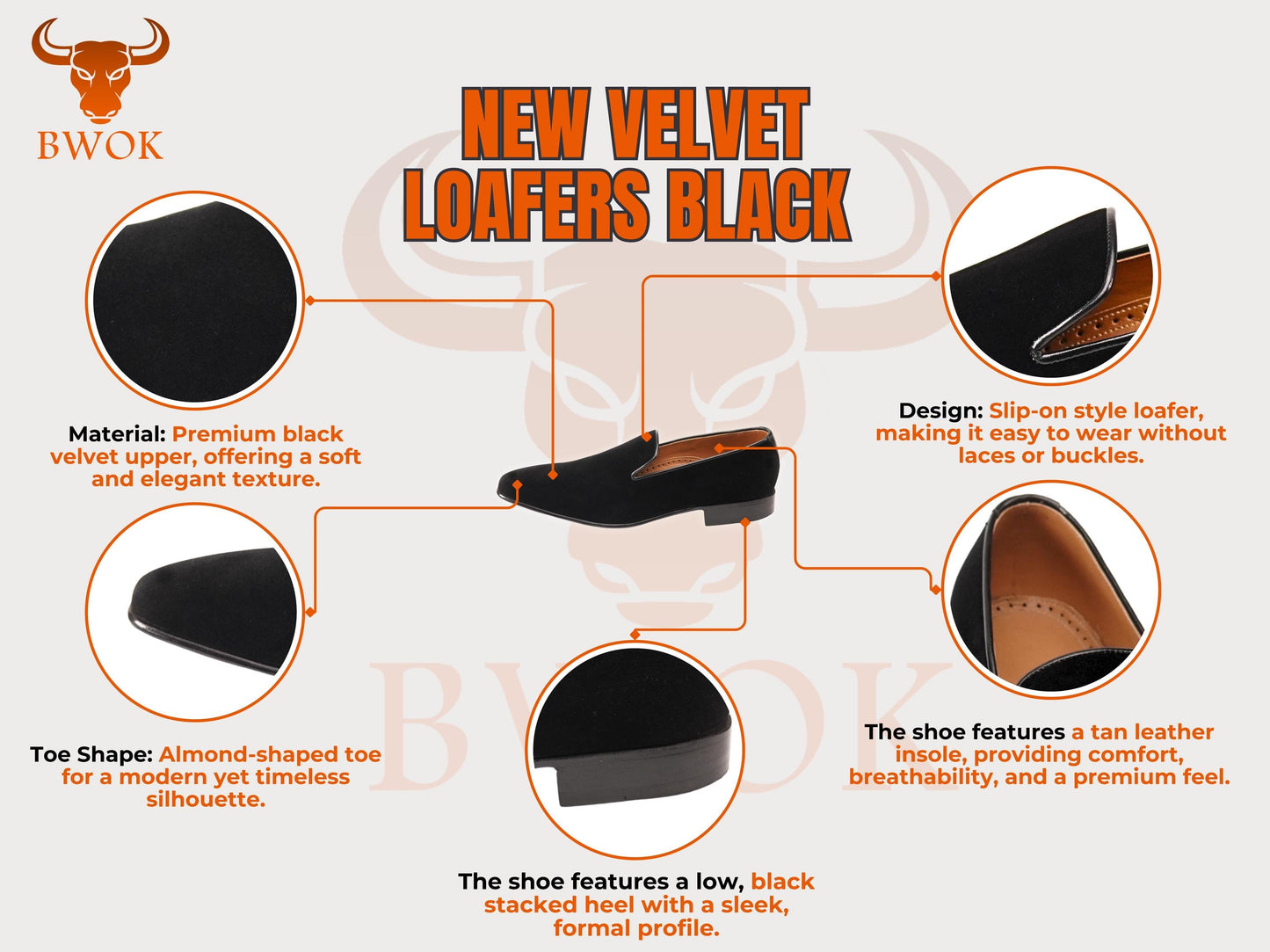 Handmade Black Suede Loafers: Leather Slip-On Dress Shoes