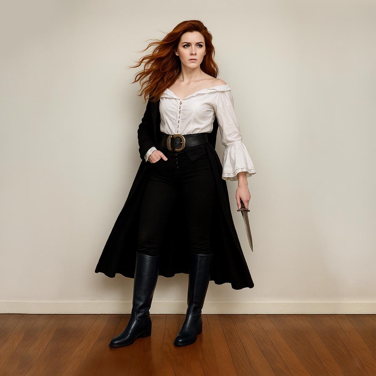 Handmade Leather Long Boots: Customizable Knee-High Boots winter collection