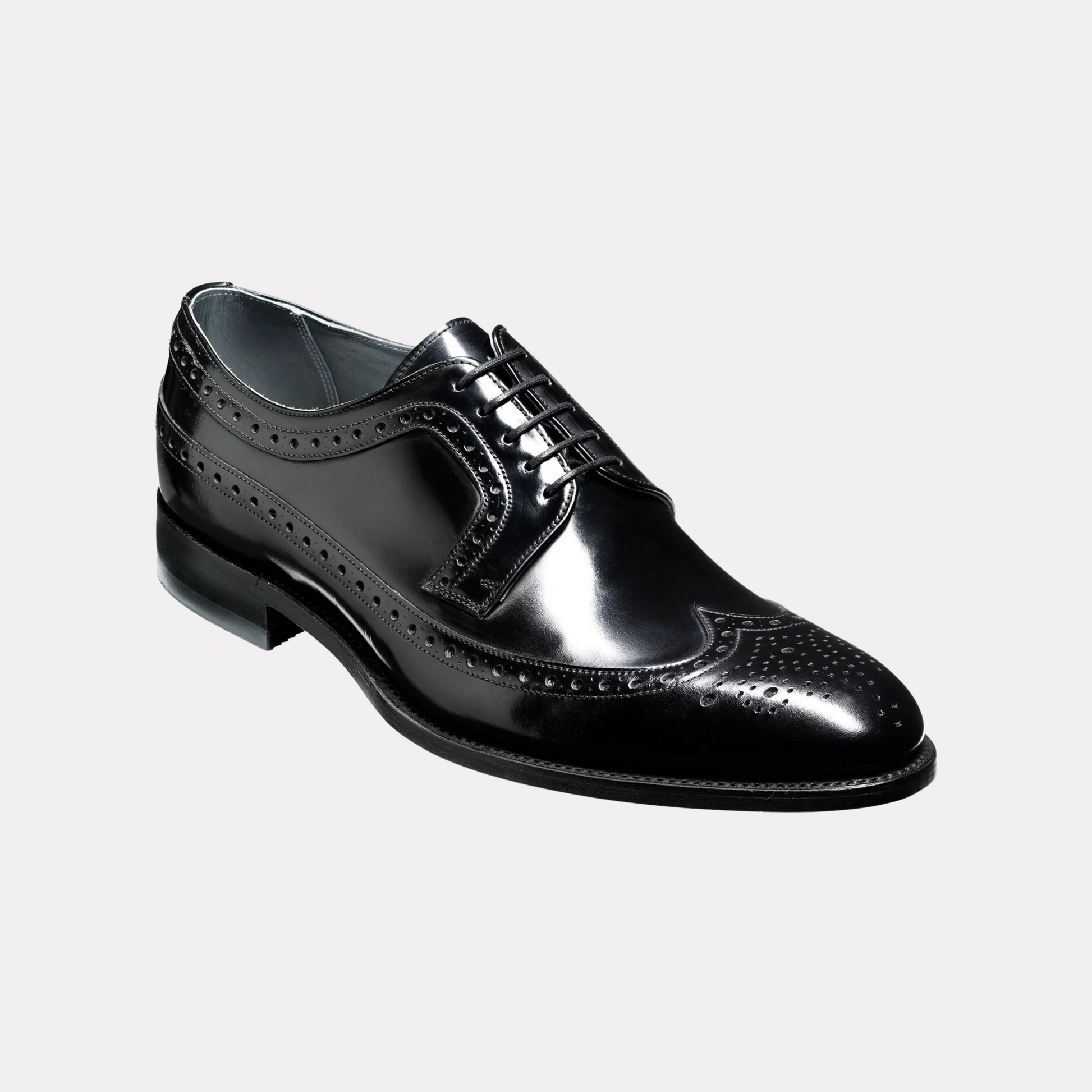 Black Hi-Shine Woodbridge oxford