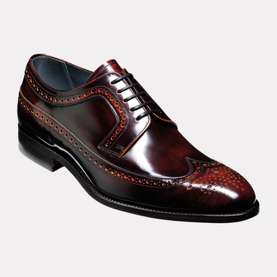 Men’s Woodbridge Brandy Hi-Shine leather shoe