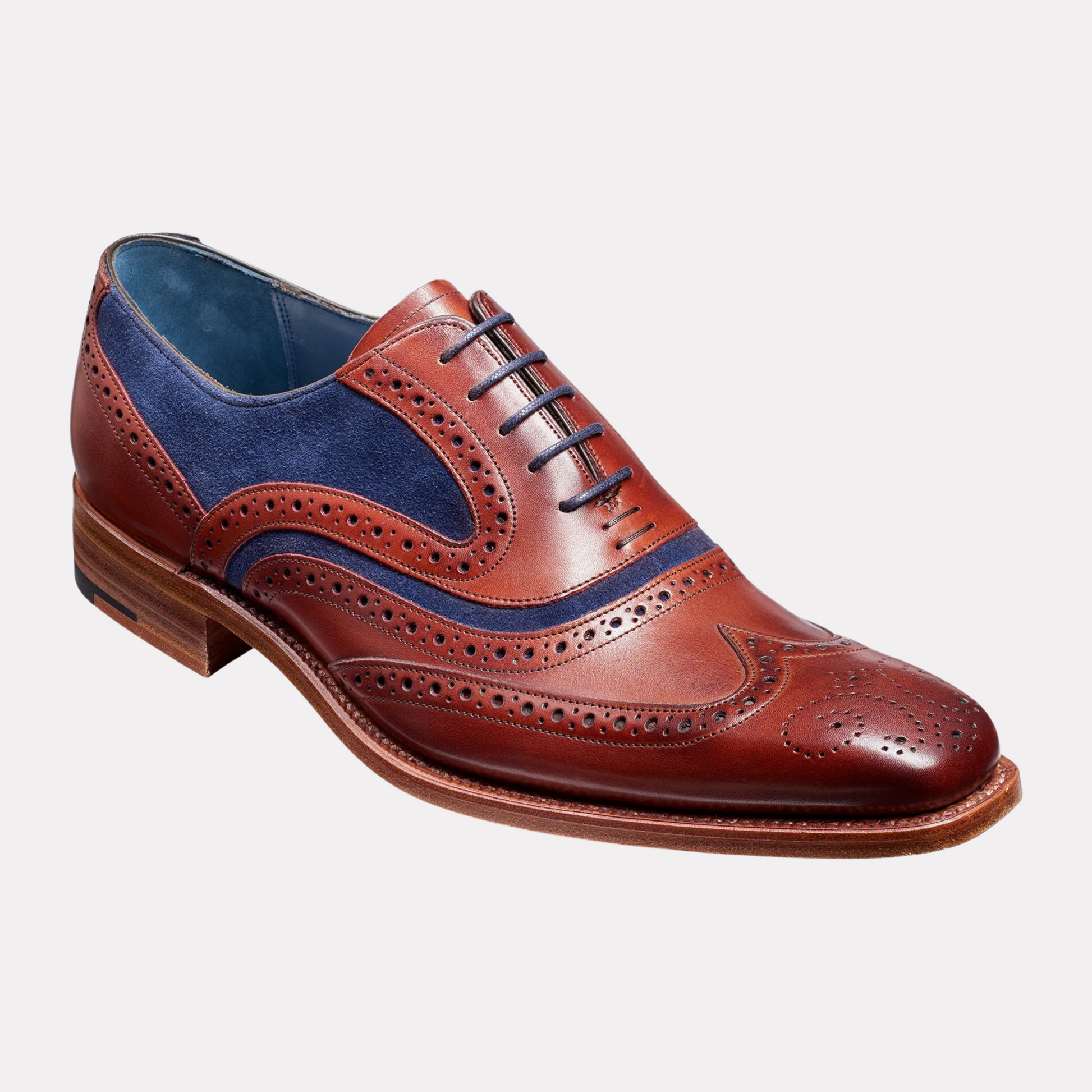 Handmade McClean Rosewood/Navy Suede