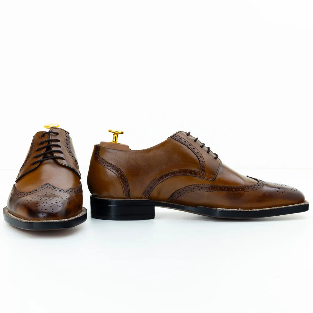 The Ashcroft | Handmade Brogue Derby Shoes