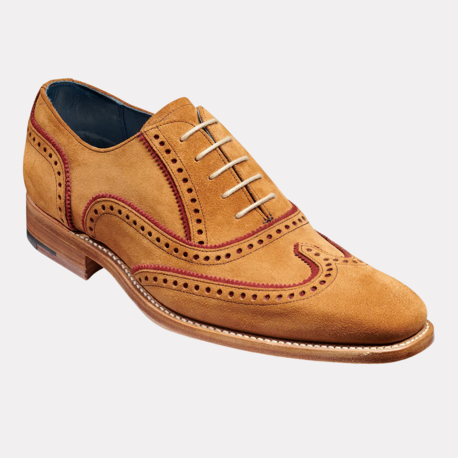 Terra Burgundy Suede Spencer oxford
