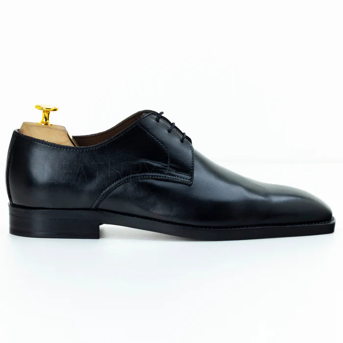 The Alarick | Black Leather Derby