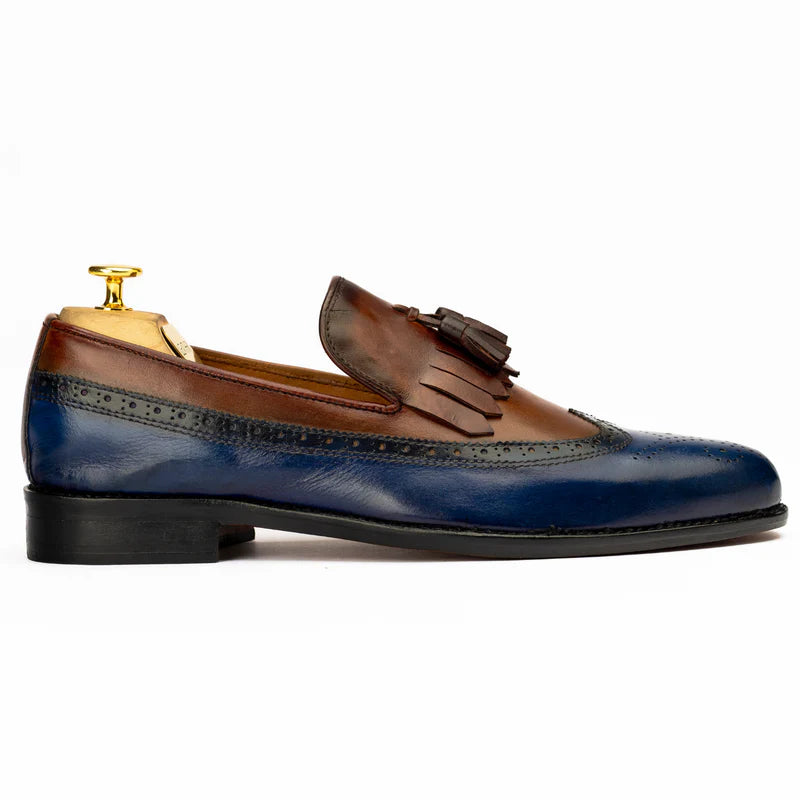The Norwin | Two Toned Brogue Loafer