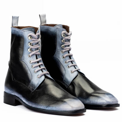 The Isen | Grey Burnish Hand Paint