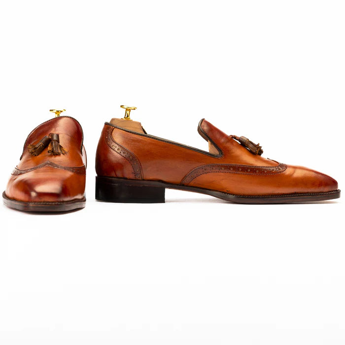 The Lennox | Brogue Tassel Loafers