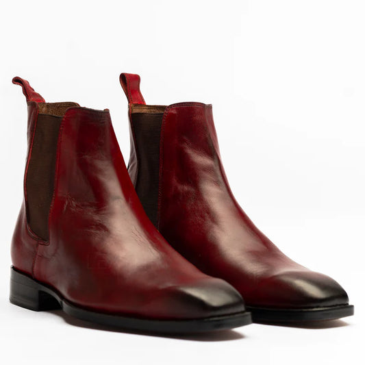 The Clayton | Sleek Burgundy Chelsea