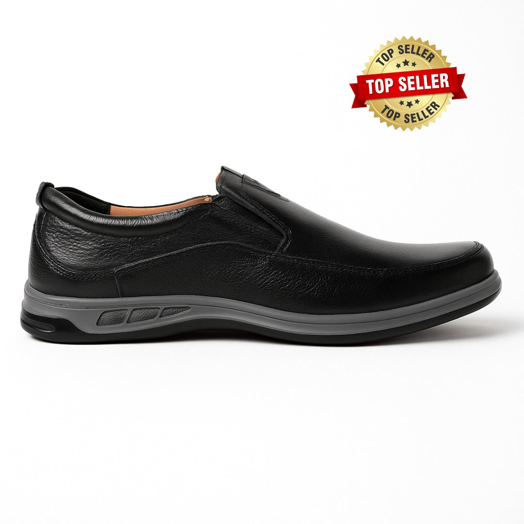Men’s Medicated Comfort Leather Slip-On Shoes