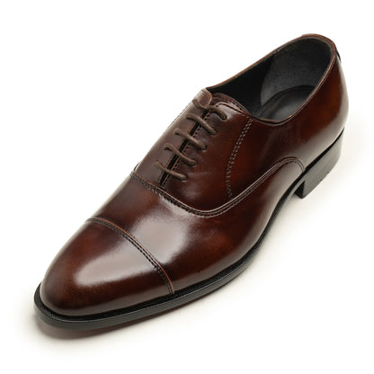 Brown Leather Oxford Shoes for Men