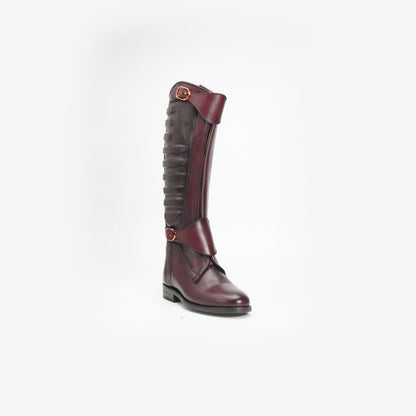 Handmade Leather Horse Riding Boots: Padded Equestrian Polo Style
