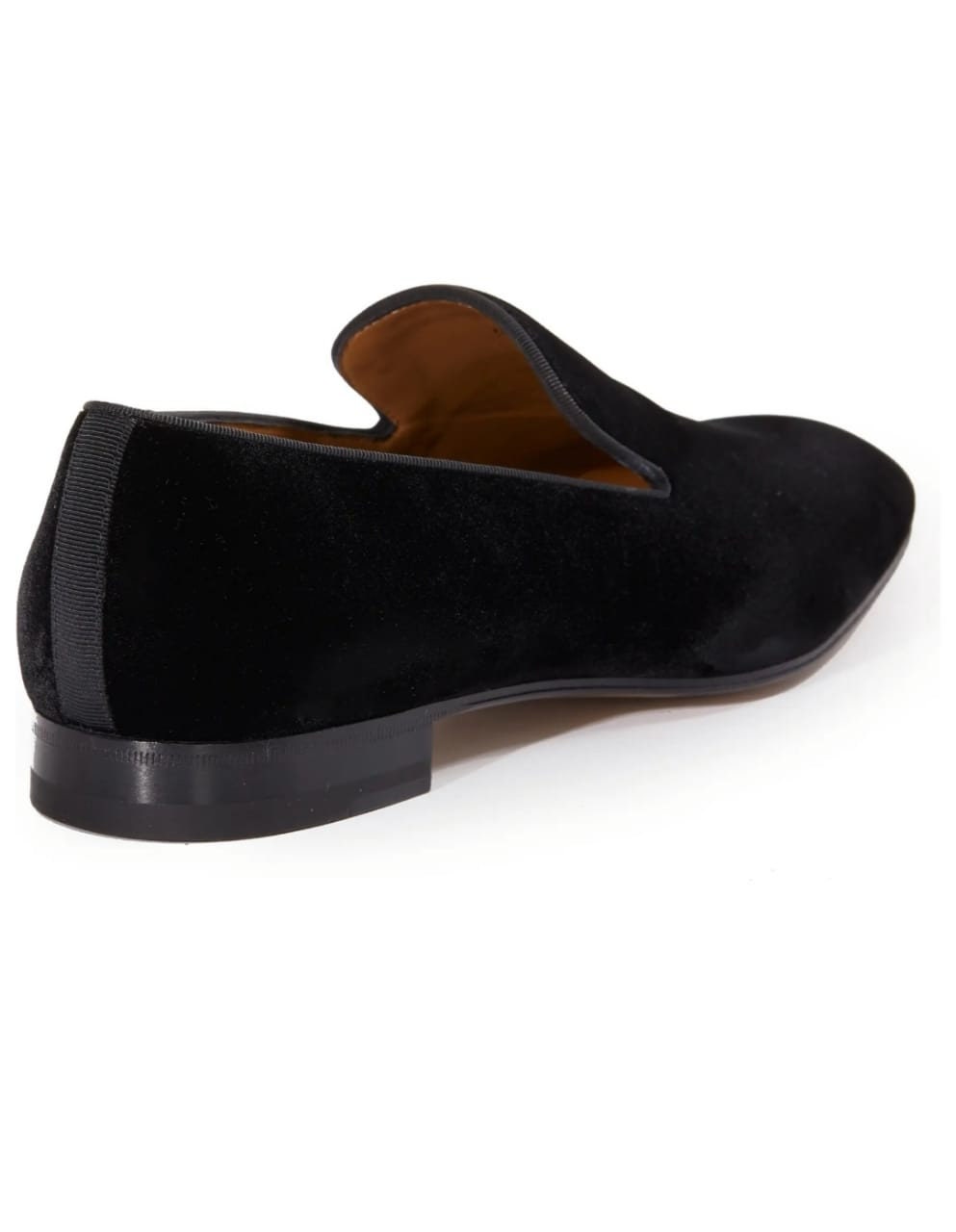 Handmade Leather Loafers: Black Velvet & Suede Dress Shoes