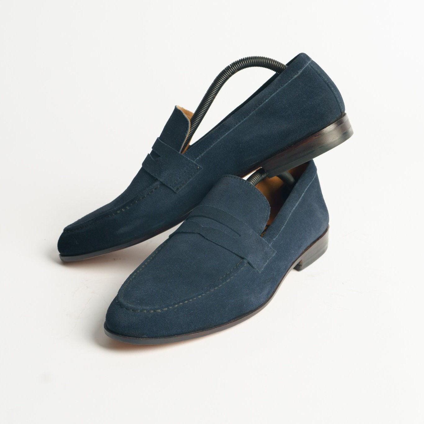 Handmade Leather Penny Loafers – Unisex Dress Shoes