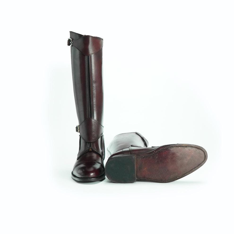 Handmade Leather Riding Boots: Equestrian Polo Style