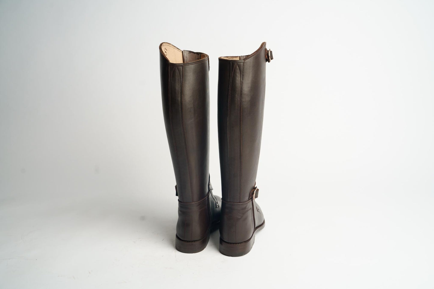 Handmade Leather Riding Boots – Tall Equestrian Boots with Zipper