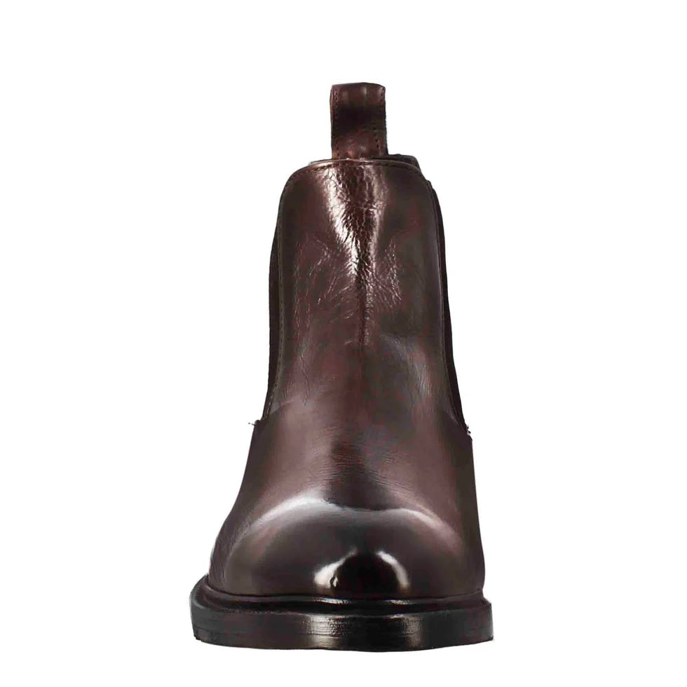 Dunkelbraune Chelsea Boots aus Leder – Klassische Slip-On Stiefeletten