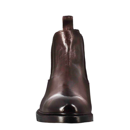 Dunkelbraune Chelsea Boots aus Leder – Klassische Slip-On Stiefeletten