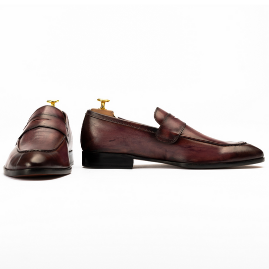 The Alwin | Purple Patina Loafer